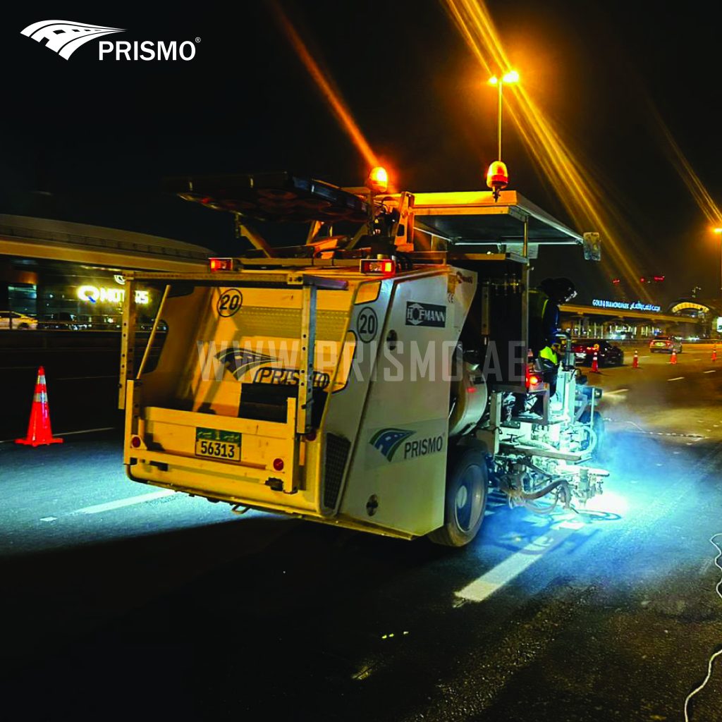Prismo’s Cutting-Edge Road Marking on Sheikh Zayed Road